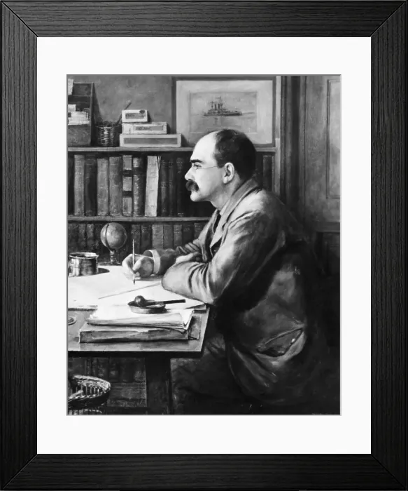 Framed Print : Rudyard Kipling by Philip Burne-Jones Framed Print : Rudyard Kipling by Philip Burne-Jones