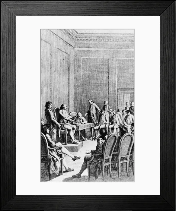 Framed Print : First Meeting of American Congress Framed Print : First Meeting of American Congress