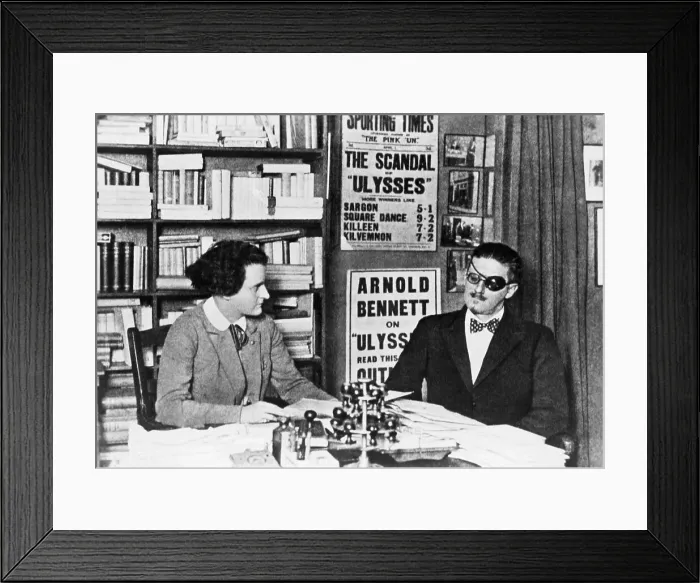 Framed Print : Author James Joyce and Publisher Framed Print : Author James Joyce and Publisher