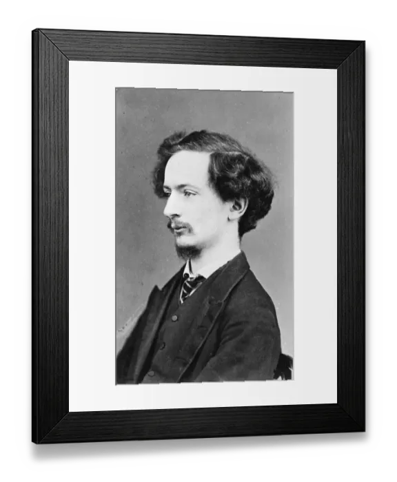 Framed Print : English Poet Algernon Charles Swinburne Framed Print : English Poet Algernon Charles Swinburne