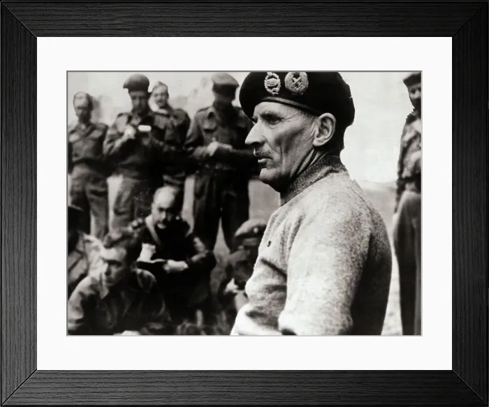 Framed Print : Viscount Montgomery During World War Ii Framed Print : Viscount Montgomery During World War Ii