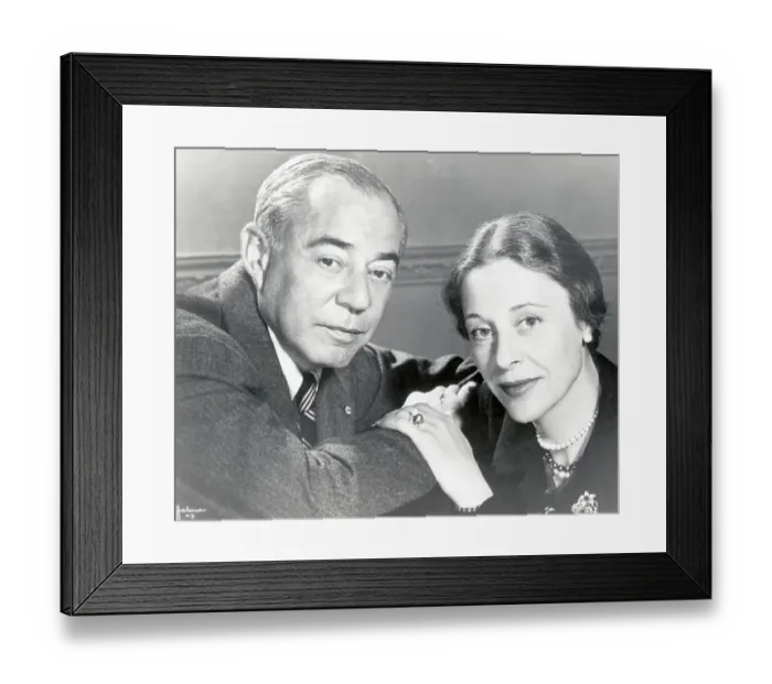 Framed Print : Richard Rodgers and His Wife Dorothy Framed Print : Richard Rodgers and His Wife Dorothy