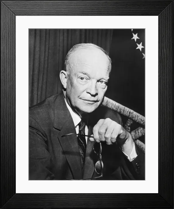 Framed Print : Official Portrait Of Dwight D Eisenhower