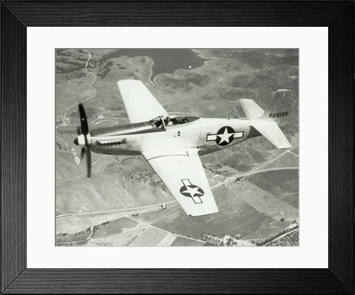 Framed Print : P-51 Mustang in Flight Framed Print : P-51 Mustang in Flight