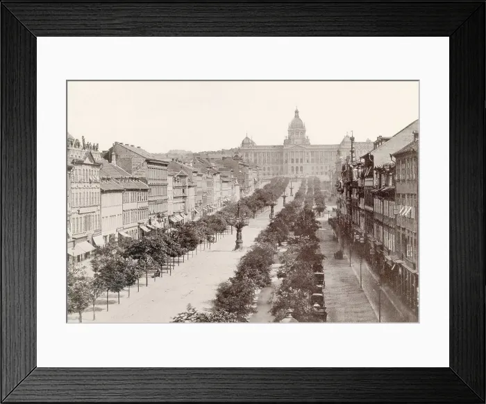 Framed Print : Wenzel Platz With View Of New Museum