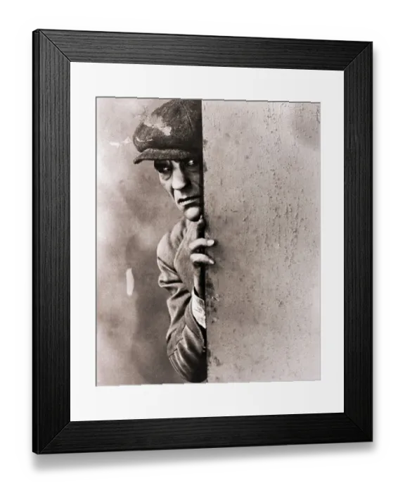 Framed Print : Lon Chaney In Make-Up Framed Print : Lon Chaney In Make-Up