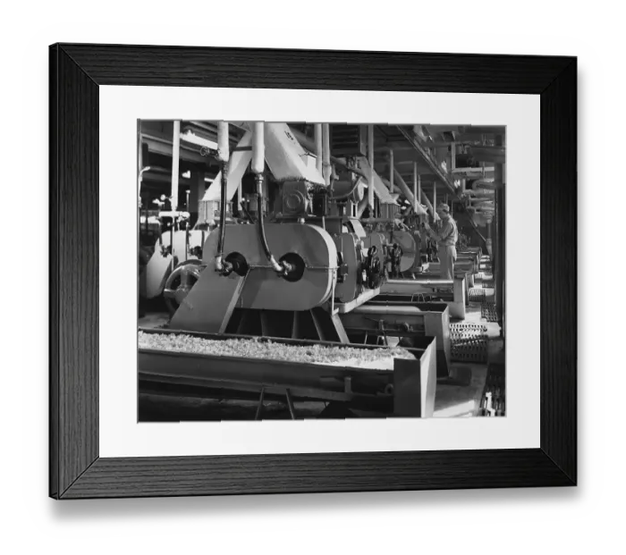 Framed Print : Rolling Machines in Corn Flake Mill Framed Print : Rolling Machines in Corn Flake Mill