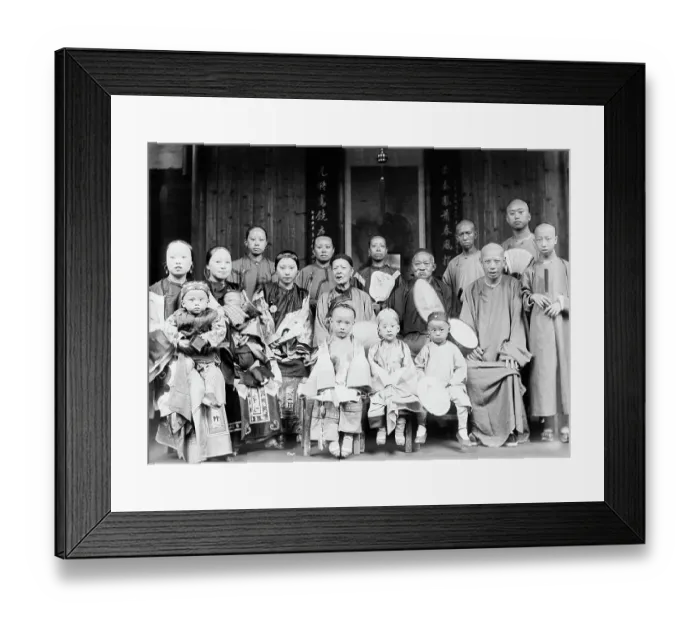 Framed Print : Three Generations of Chinese Family Framed Print : Three Generations of Chinese Family