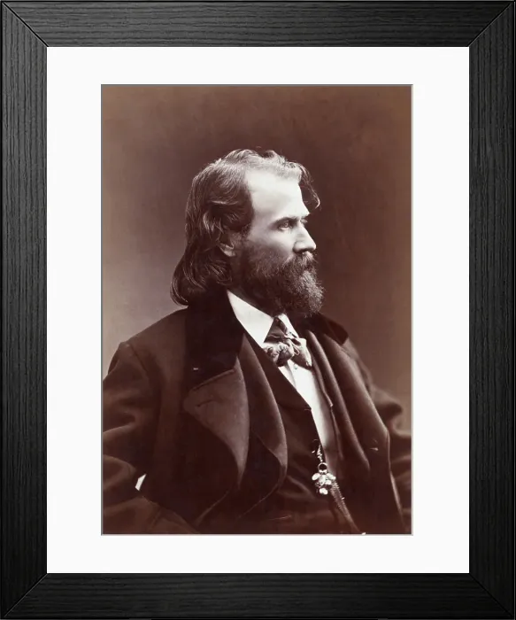 Framed Print : Portrait of Am Poet Joaquin Miller Framed Print : Portrait of Am Poet Joaquin Miller