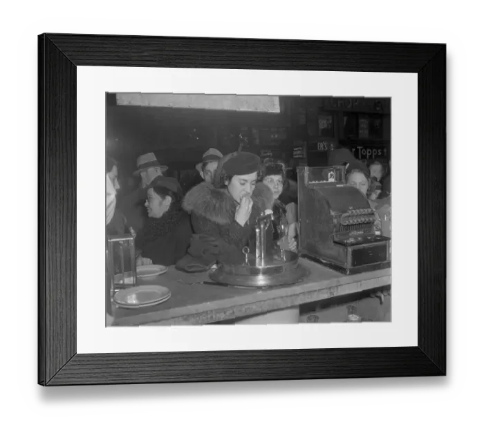 Framed Print : Day in the Life of a 5 and 10 Girl in New York City Framed Print : Day in the Life of a 5 and 10 Girl in New York City