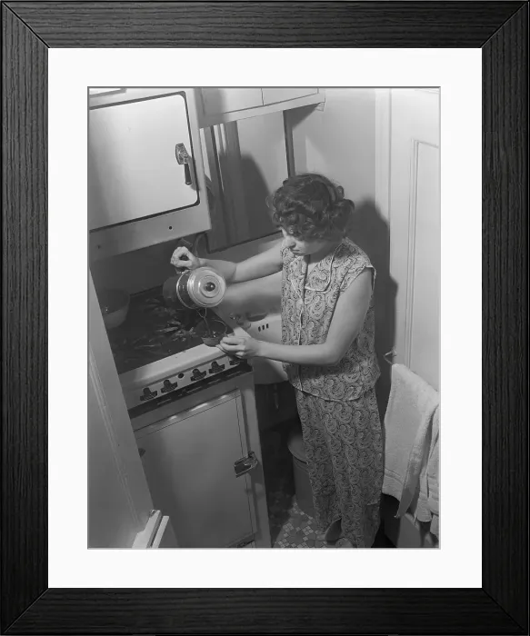 Framed Print : Day in the Life of a 5 and 10 Girl in New York City Framed Print : Day in the Life of a 5 and 10 Girl in New York City