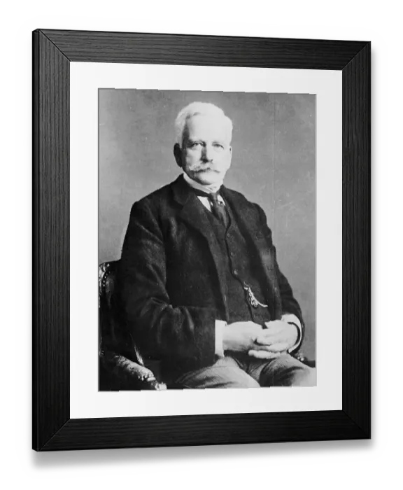 Framed Print : Portrait of Marshall Field Framed Print : Portrait of Marshall Field