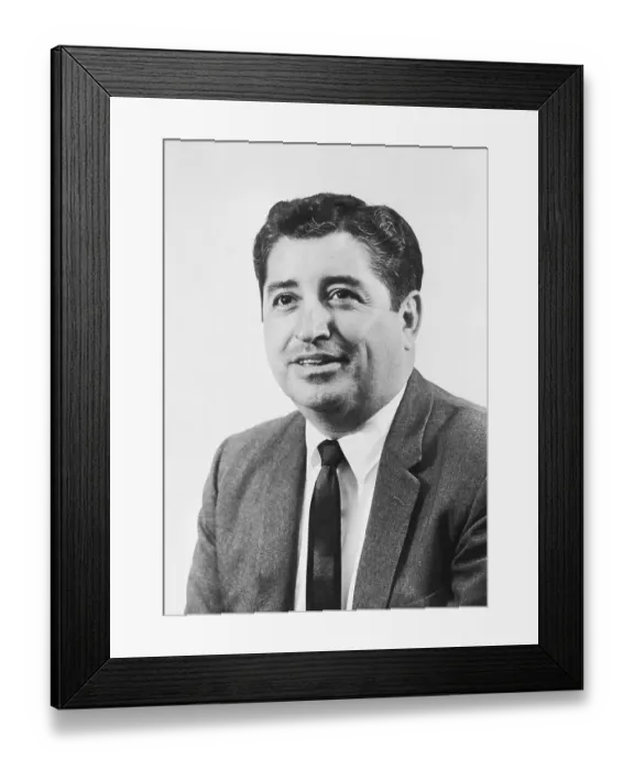 Framed Print : Mexican-American Journalist Ruben Salazar Framed Print : Mexican-American Journalist Ruben Salazar