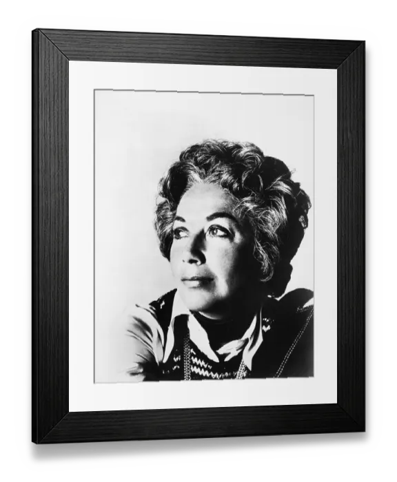 Framed Print : Fashion Designer Anne Klein Framed Print : Fashion Designer Anne Klein