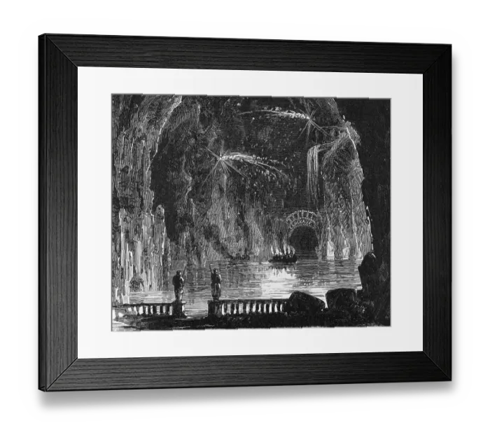 Framed Print : In The Wieliczka Salt Mines Framed Print : In The Wieliczka Salt Mines