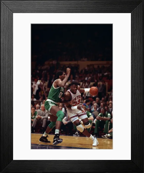 Framed Print : Patrick Ewing Dribbling Framed Print : Patrick Ewing Dribbling