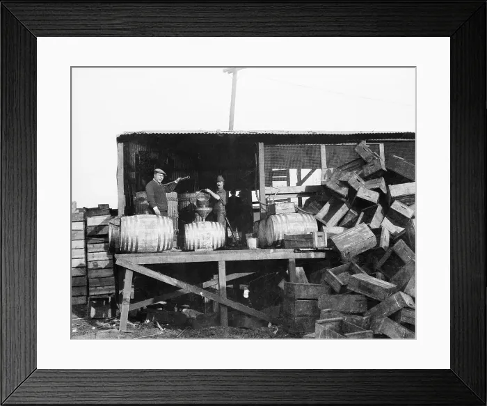 Framed Print : View of Grape Pressing Taking Place at Market Framed Print : View of Grape Pressing Taking Place at Market