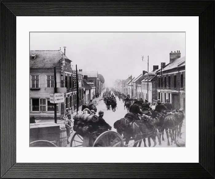 Framed Print : Carriages Full of French Artillery Framed Print : Carriages Full of French Artillery