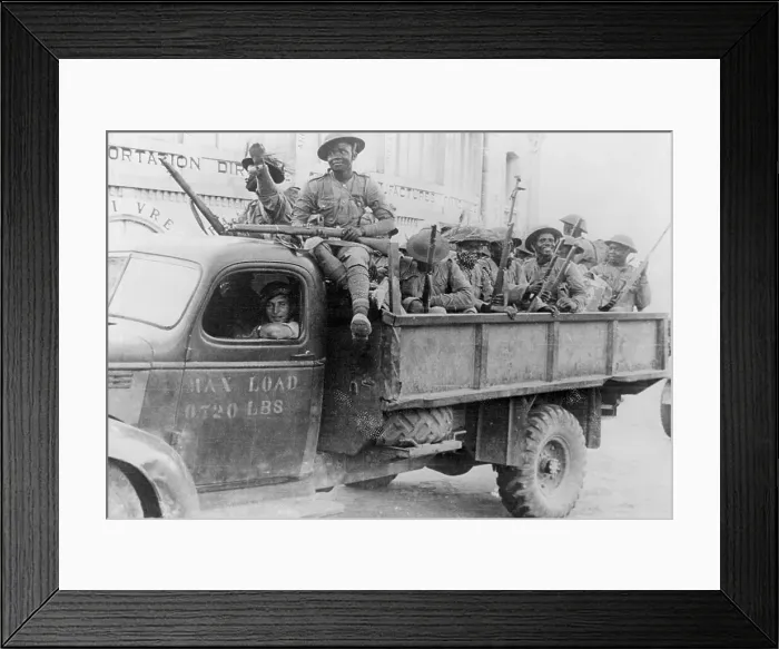 Framed Print : Tanarive Occupation Troops Framed Print : Tanarive Occupation Troops