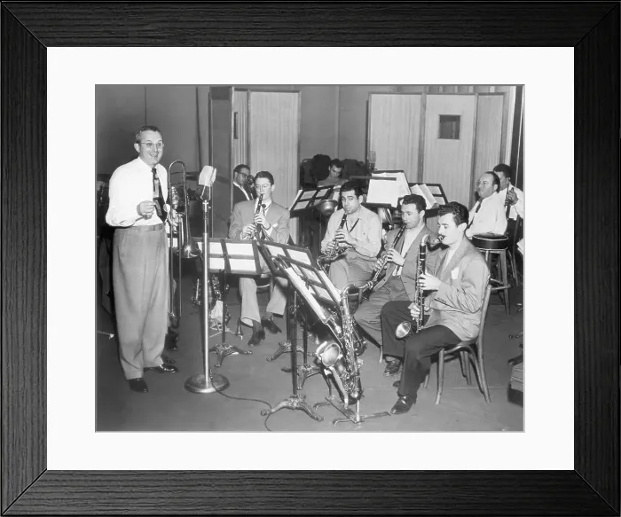 Framed Print : Band Leader Tommy Dorsey In Rehearsal Framed Print : Band Leader Tommy Dorsey In Rehearsal