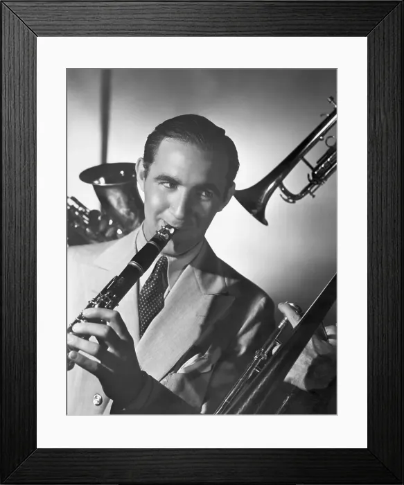 Framed Print : Portrait Of Band Leader Benny Goodman Framed Print : Portrait Of Band Leader Benny Goodman
