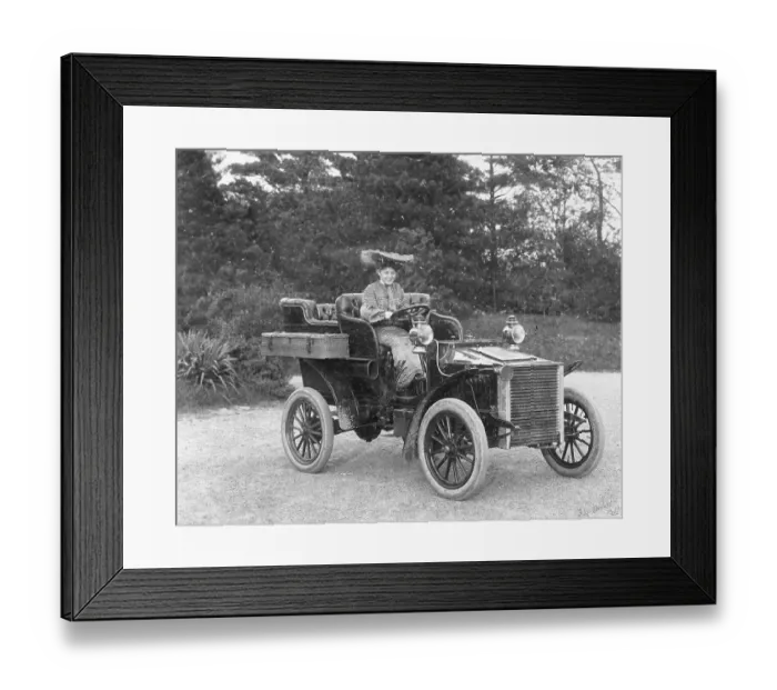 Framed Print : Woman Posing In A Steamer Outside Framed Print : Woman Posing In A Steamer Outside