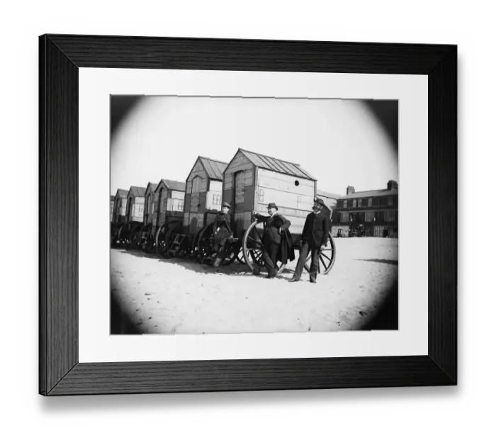 Framed Print : Bath Wagons In England / 1890S Framed Print : Bath Wagons In England / 1890S