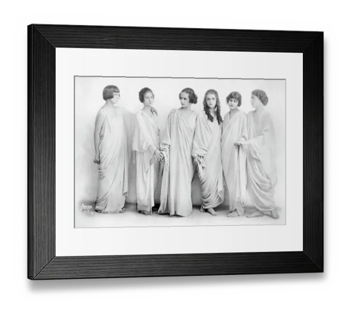Framed Print : Isadora Duncan Dancers Framed Print : Isadora Duncan Dancers