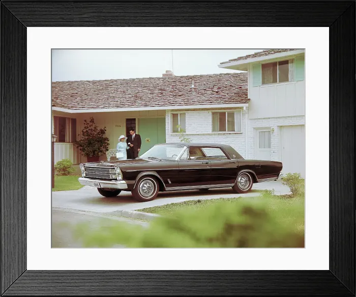Framed Print : View Of The 1966 Ford Limited Framed Print : View Of The 1966 Ford Limited