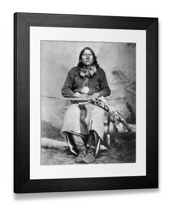 Framed Print : Kiowa War Chief Satanta Framed Print : Kiowa War Chief Satanta