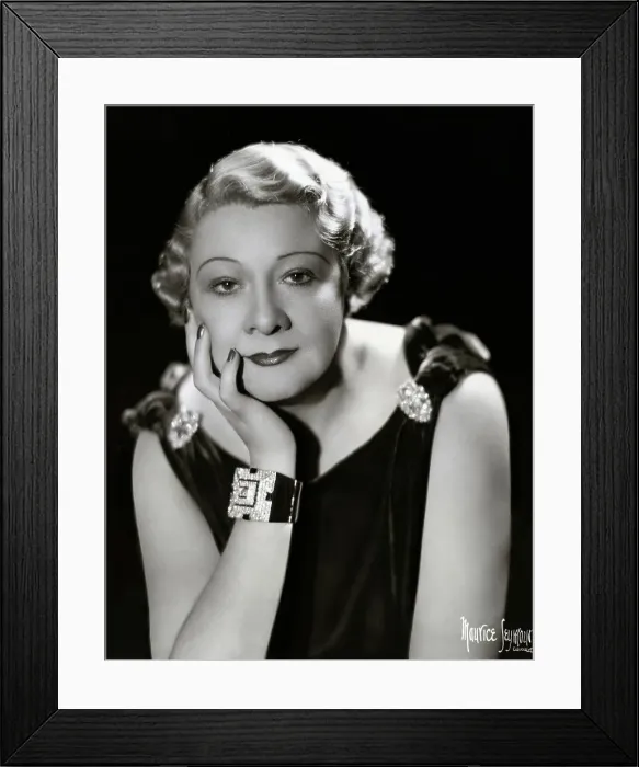 Framed Print : Portrait of Sophie Tucker Framed Print : Portrait of Sophie Tucker
