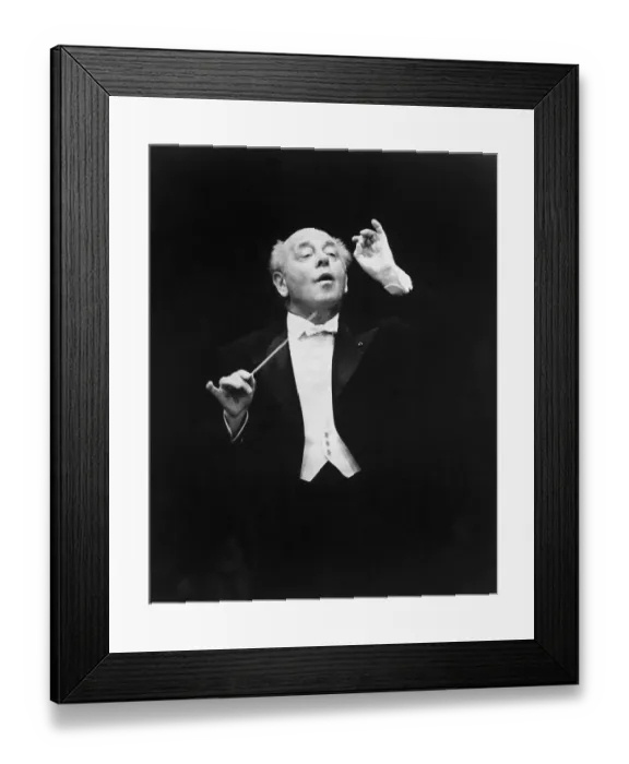 Framed Print : Eugene Ormandy Conducting Framed Print : Eugene Ormandy Conducting