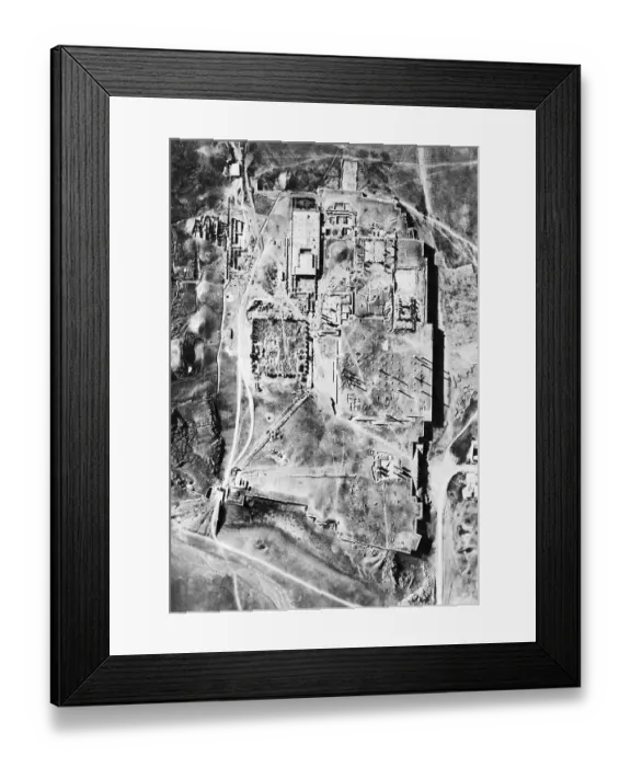Framed Print : Aerial Of The Ruins Of Persepolis Framed Print : Aerial Of The Ruins Of Persepolis