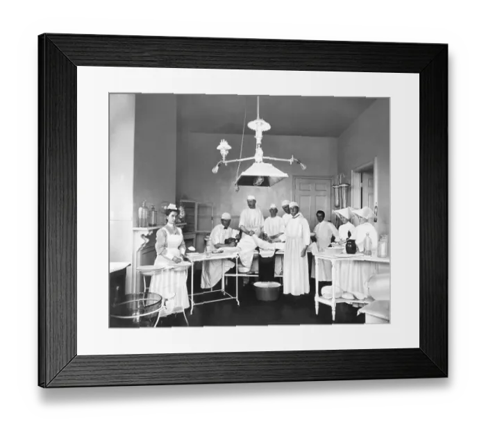 Framed Print : Hospital Operating Room Framed Print : Hospital Operating Room