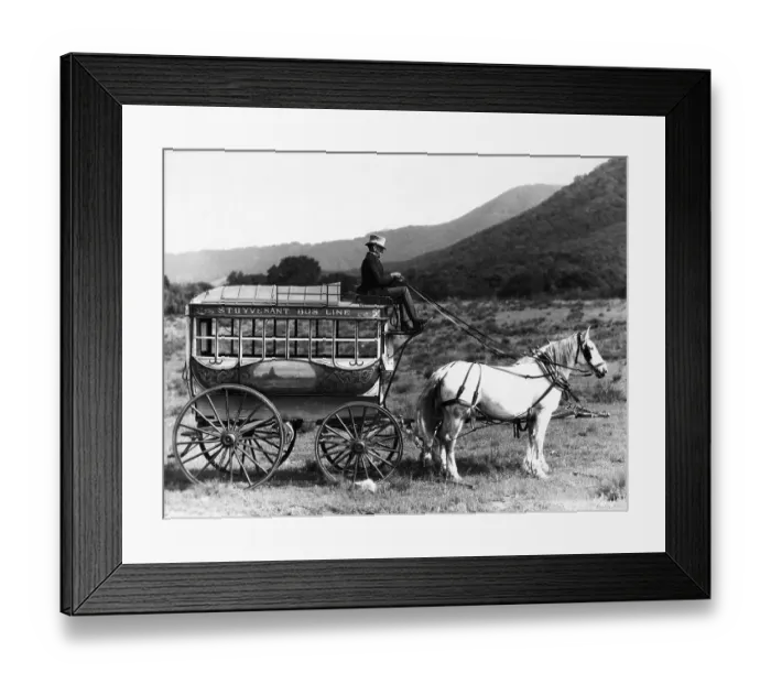 Framed Print : Horse-Drawn Stagecoach in Hills Framed Print : Horse-Drawn Stagecoach in Hills