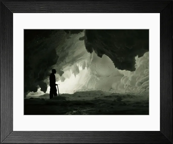 Framed Print : Interior Of Antarctican Ice Cave Framed Print : Interior Of Antarctican Ice Cave
