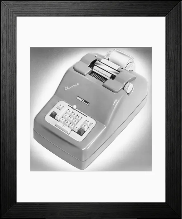 Framed Print : Classic Printing Calculator Framed Print : Classic Printing Calculator