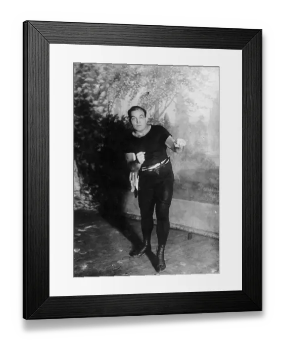 Framed Print : Jim Jeffries In Fighting Trim Framed Print : Jim Jeffries In Fighting Trim
