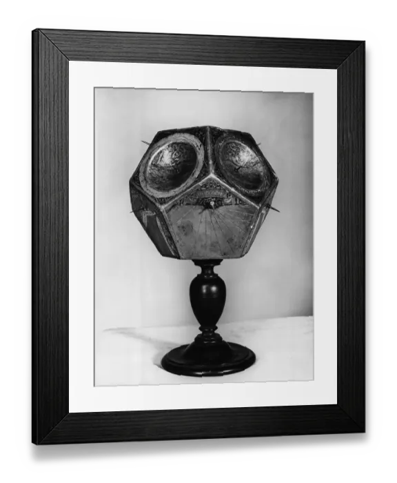 Framed Print : Dodecahedral Solar Clock Framed Print : Dodecahedral Solar Clock