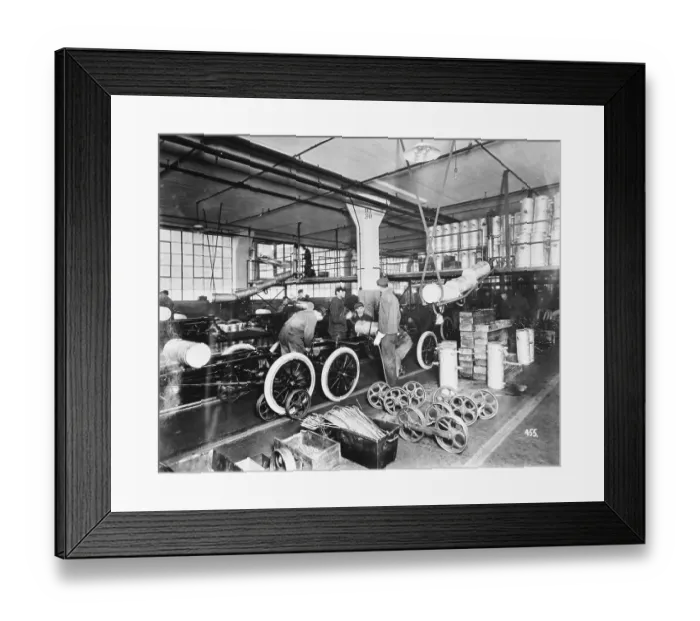 Framed Print : Ford Motors Assembly Line Framed Print : Ford Motors Assembly Line