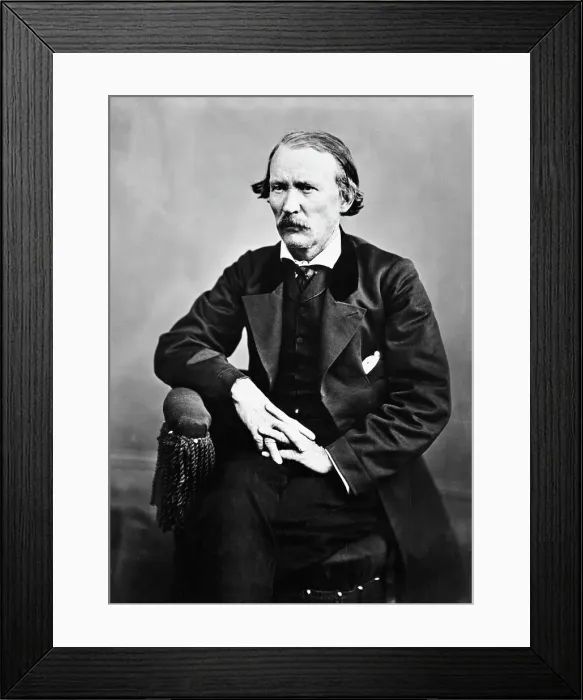 Framed Print : Kit Carson Seated W / Hands On Lap Framed Print : Kit Carson Seated W / Hands On Lap