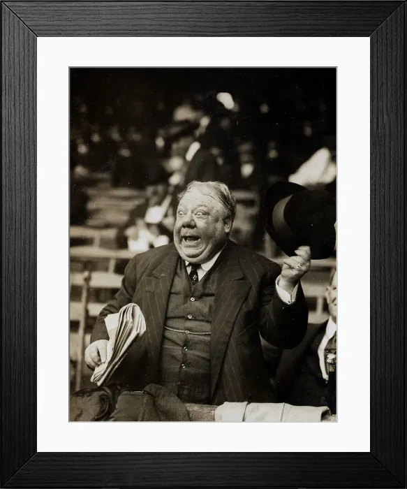 Framed Print : John Bunny, Vaudeville Performer;Smiling Framed Print : John Bunny, Vaudeville Performer;Smiling