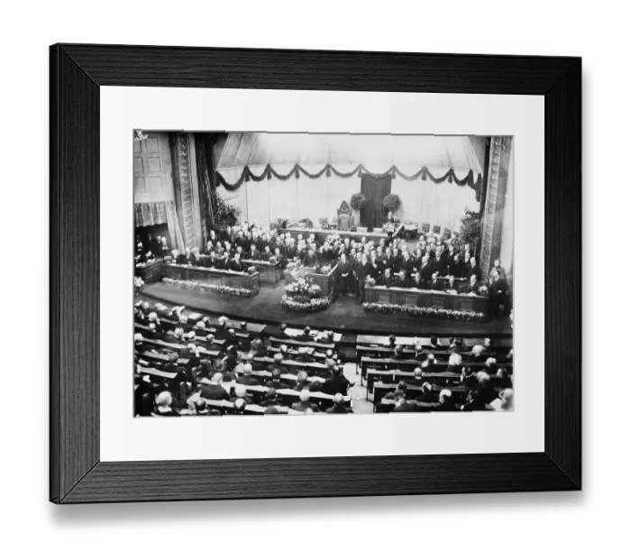 Framed Print : Frederick Ebert Opening National Assembl Framed Print : Frederick Ebert Opening National Assembl