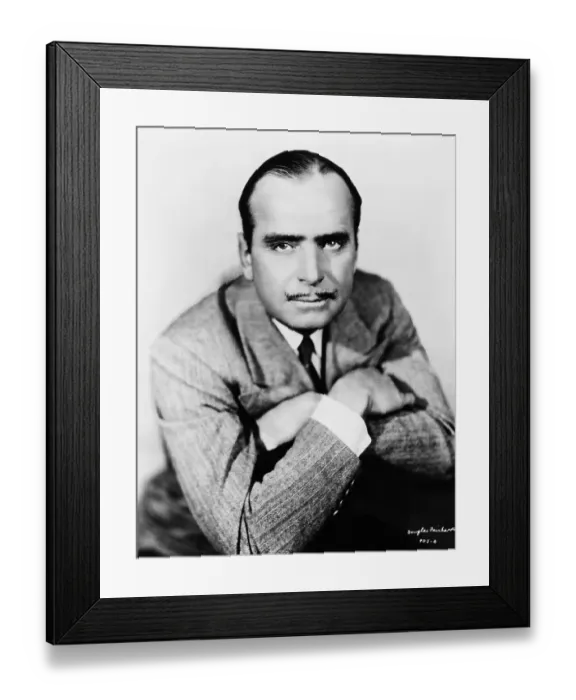 Framed Print : Closeup Of Douglas Fairbanks Sr Framed Print : Closeup Of Douglas Fairbanks Sr