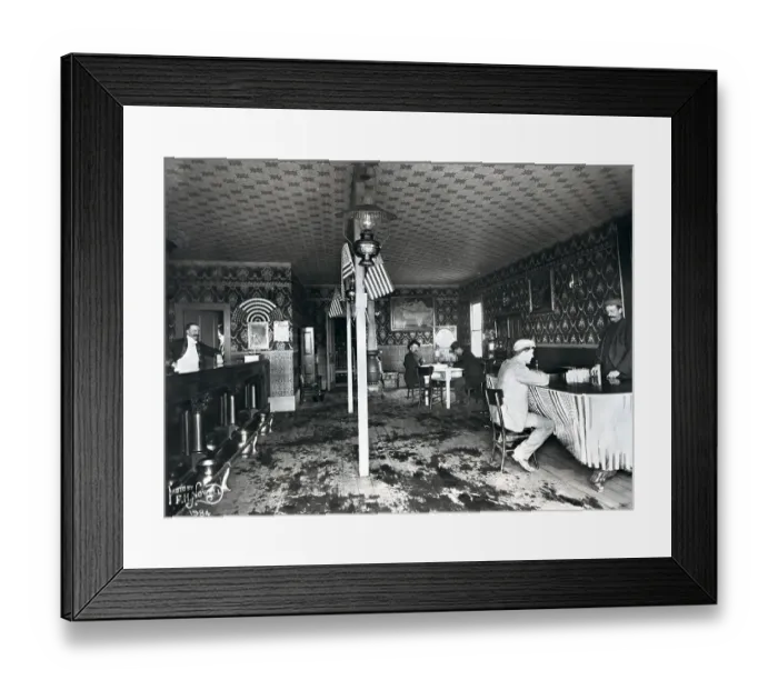 Framed Print : Saloon And Bar During Gold Rush Days Framed Print : Saloon And Bar During Gold Rush Days