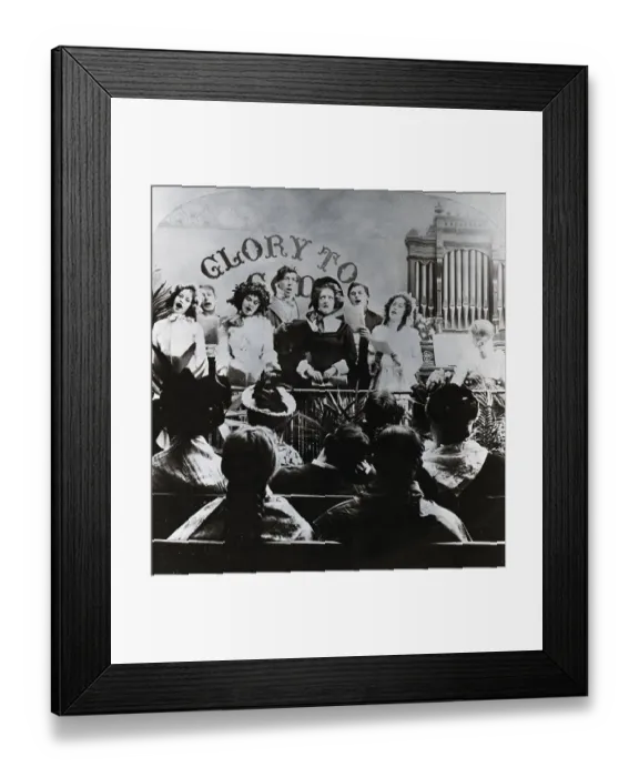 Framed Print : View Of Church Chior And Organist