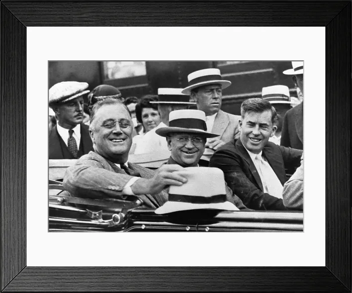 Framed Print : President Franklin D. Roosevelt with Harold Ickes and Henry Wallace Framed Print : President Franklin D. Roosevelt with Harold Ickes and Henry Wallace