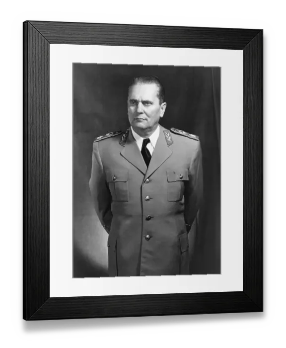 Framed Print : Marshal Tito Yugoslav Premier Framed Print : Marshal Tito Yugoslav Premier