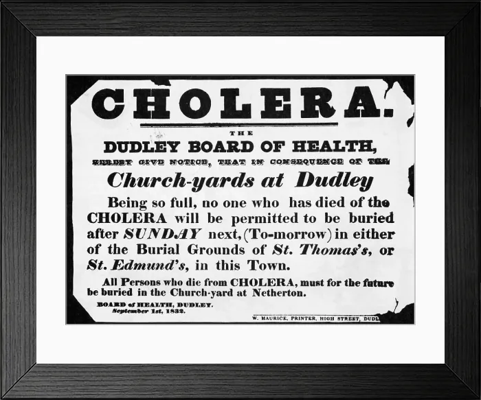 Framed Print : Denial of Burial to Cholera Victims