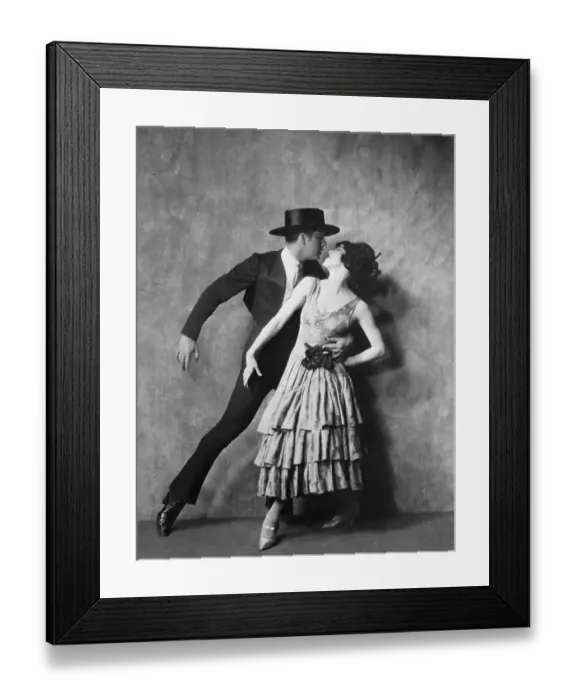 Framed Print : Ted Shawn and Martha Graham Dancing